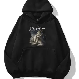 Unisex Literally Me Sweatshirt Siyah