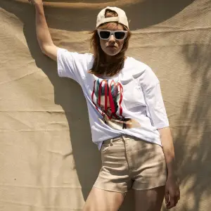 Unisex Lost Memories Tshirt Beyaz