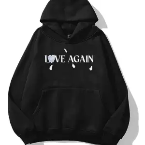 Unisex Love Again Sweatshirt Siyah