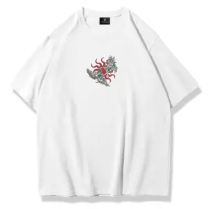 Unisex Lovers Tshirt Beyaz