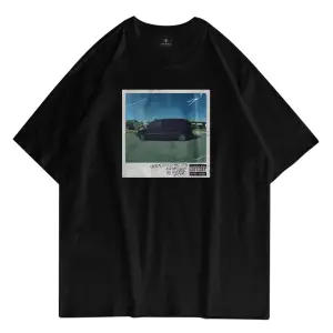 Unisex M.a.a.d City Kendrick Lamar Siyah Tshirt