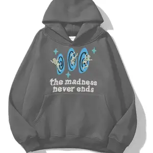 Unisex Madness Never Ends Sweatshirt Gri