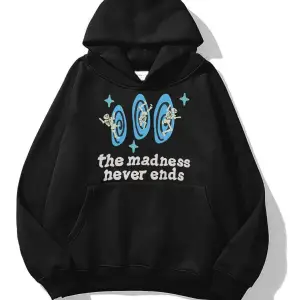 Unisex Madness Never Ends Sweatshirt Gri