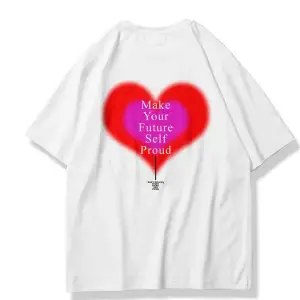 Unisex Make Your Future Tshirt Beyaz