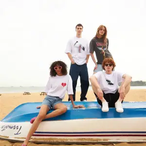 Unisex Make Your Future Tshirt Beyaz