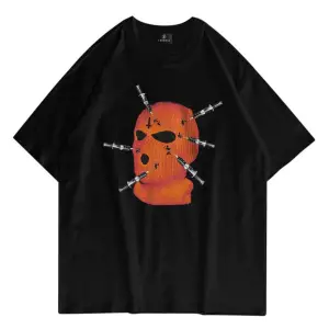 Unisex Maske Siyah Tshirt