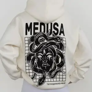 Unisex Medusa Sweatshirt Beyaz