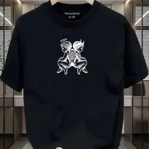 UNİSEX Melek ve Şeytan T-shirt