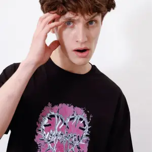 Unisex Money Temptation Siyah Tshirt