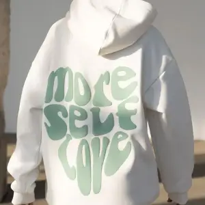 Unisex More Self Love Sweatshirt Beyaz
