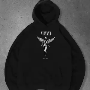Unisex Nirvana in Utero Sweatshirt Siyah