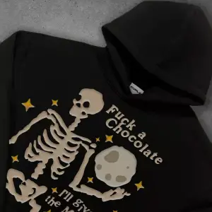 Unisex No Time Left Sweatshirt Hoodie Siyah