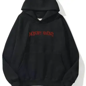 Unisex Nobody Knows Sweatshirt Siyah