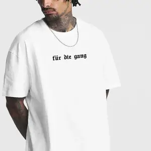 Unisex Örme Für Die Gang Basklı Siyah