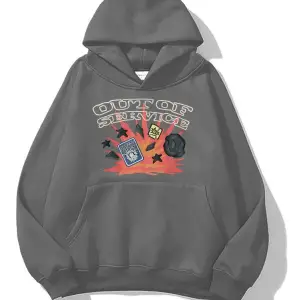 Unisex Out of Service Sweatshirt Gri