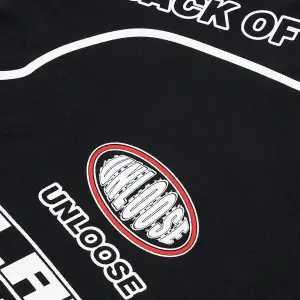 Unisex Oversize Kalıp Sloganlı Grafik Harajuku Style