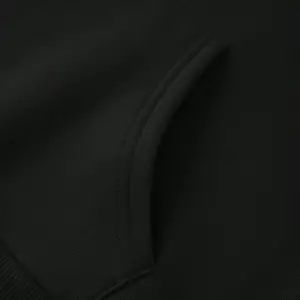 Unisex Oversize Kapüşonlu Kanguru Cepli Cat Meow Baskılı Siyah