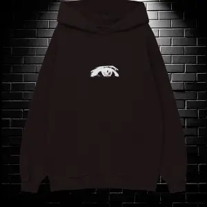 Unisex Oversize Kapüşonlu Kanguru Cepli Wıshful Baskılı Sweatshirt Hoodie Beyaz