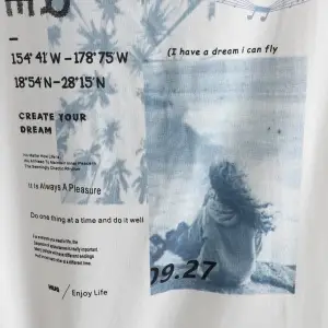 Unisex Oversize The Order Side Baskılı T-shirt