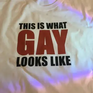 Unisex Oversize Yazılı Pride Tshirt