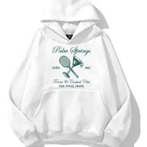 Unisex Palm Springs Sweatshirt Beyaz