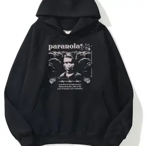 Unisex Paranoia Sweatshirt Siyah