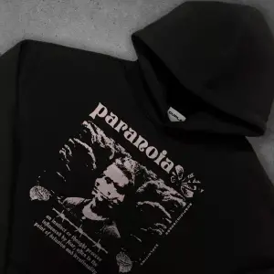 Unisex Paranoia Sweatshirt Siyah