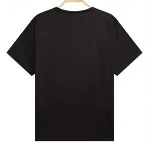 Unisex Paris Çizgi Baskılı Oversize %100 Pamuk