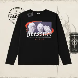 Unisex Pressure Biskilet Yaka  Long Sleeve Beyaz