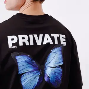 Unisex Private Siyah Tshirt