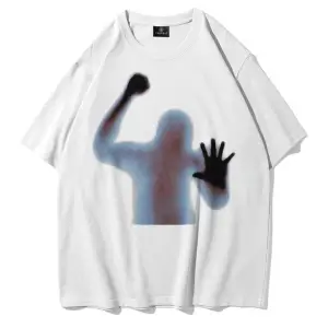 Unisex Psycho Beyaz Tshirt