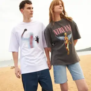 Unisex Psycho Beyaz Tshirt