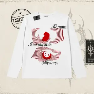 Unisex Remain Mystery Biskilet Yaka  Long Sleeve Beyaz