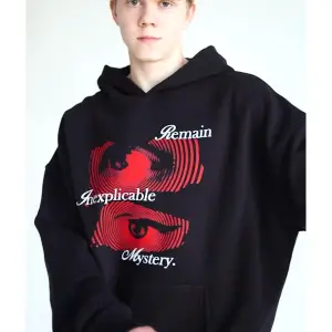Unisex Remain Mystery Sweatshirt Hoodie Siyah