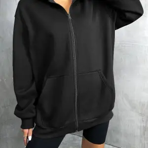 Unisex Renkli Oversize Kapüşonlu Fermuarlı Hırka