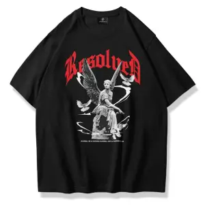 Unisex Resolved Tshirt Siyah