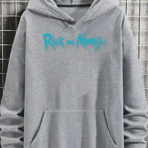 Unisex Rick And Morty Baskılı Sweatshirt TY-siyah-rickmorty
