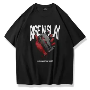 Unisex Rise N Slay Tshirt Siyah