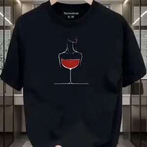 UNİSEX Şarap ve Kadın T-shirt