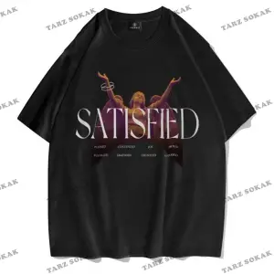 Unisex Satisfied Siyah