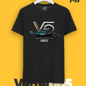 Unisex Sebastian Vettel  F1 Team Logo T-shirt