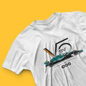 Unisex Sebastian Vettel  F1 Team Logo T-shirt