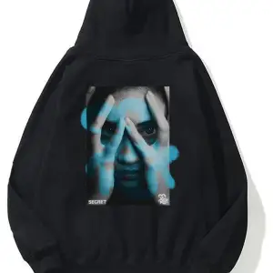 Unisex Secret Sweatshirt Hoodie Siyah