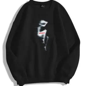 Unisex Shake By Bisiklet Yaka Sweatshirt Hoodie Siyah