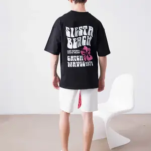 Unisex Siesta Beach Beyaz Tshirt