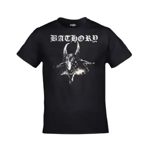 Unisex Siyah Bathory Ön Arka Baskılı