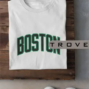 Unısex Siyah Beyaz Boston Baskılı Celtics % 100 Pamuk Tasarım T-shirt