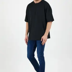 Unisex Siyah Beyaz Oversize Bol Kesim Basic 2 Li Paket Tshirt