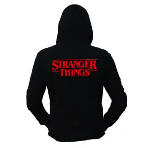Unisex Siyah Friends Dont Lie Stranger Things  Hoodie