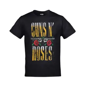 Unisex Siyah Guns N Roses 3 Baskılı